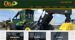 Desktop Screenshot of delkequipment.net